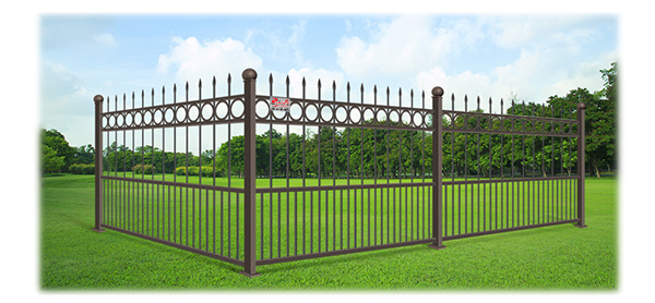 Ornamental Steel fence installation for the South Jersey Shore area.