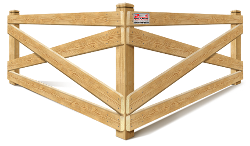 Wood Privacy Fence with Cap and Trim - South Jersey Shore