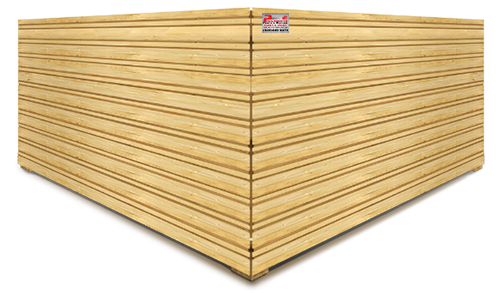 Alternating Size Horizontal Style Wood Privacy Fence - South Jersey Shore