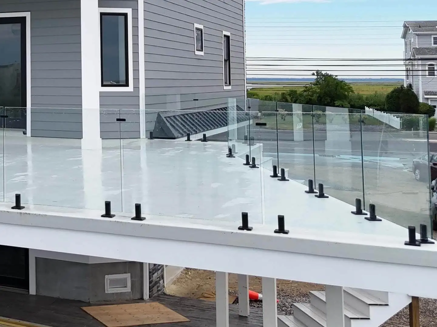Glass railing south jersey fence company 062525 1