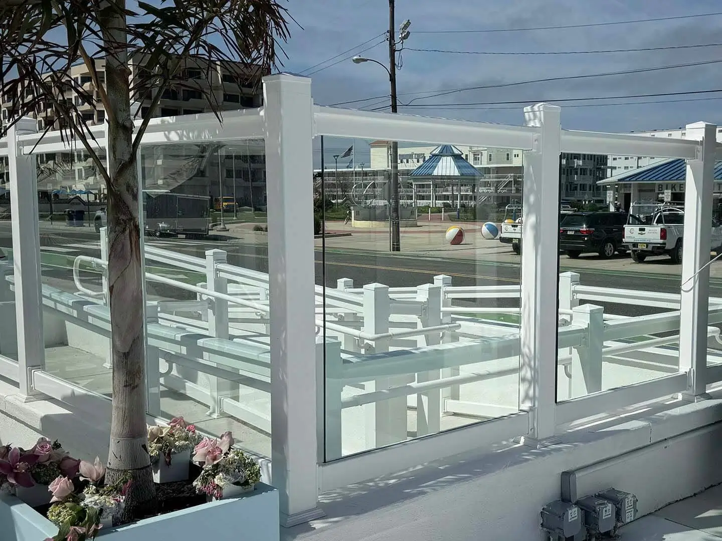Glass vinyl railing south jersey fence company 062525 22