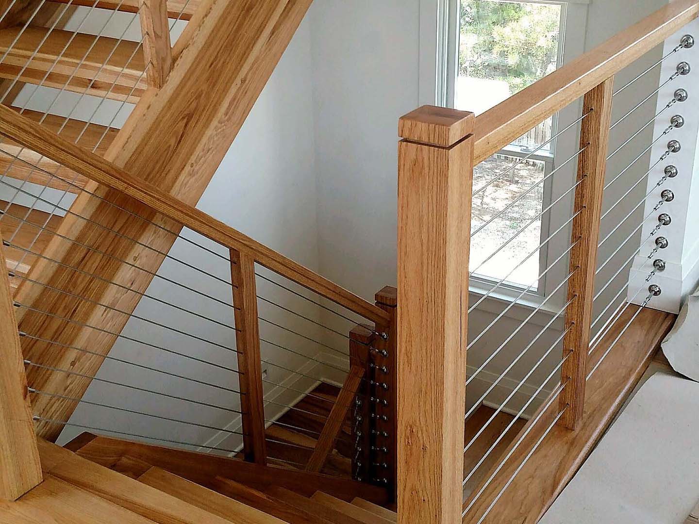 Decorative mahogany railing installation company - South Jersey Shore