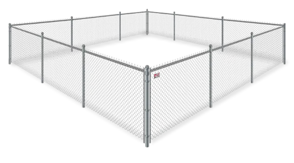 example of a Chain Link privacy fence in South Jersey Shore