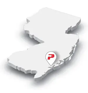 Map of our South Jersey Shore residential fence company location