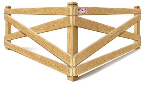 Wood Privacy Fence with Cap and Trim - South Jersey Shore