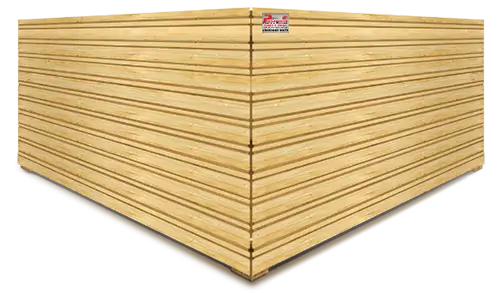 Alternating Size Horizontal Style Wood Privacy Fence - South Jersey Shore