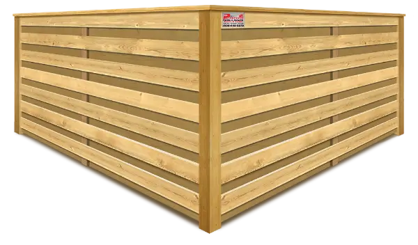 Horizontal Semi-Privacy Shadowbox - South Jersey Shore