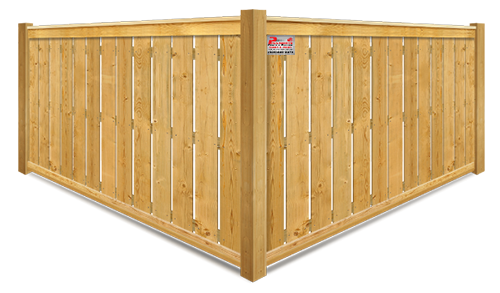 Spaced Pickets Style Wood Semi-Privacy Fence - South Jersey Shore
