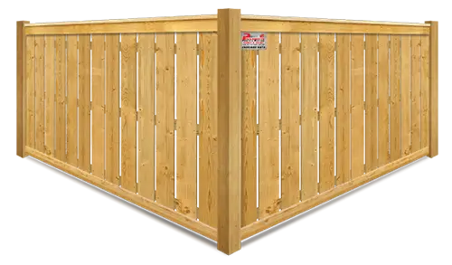 Spaced Pickets Style Wood Semi-Privacy Fence - South Jersey Shore