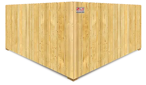 Wood Stockade Style Fence - South Jersey Shore