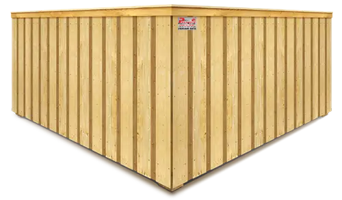 Wood Board on Board Style Fence - South Jersey Shore