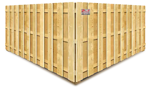 Wood Shadowbox Style Fence - South Jersey Shore