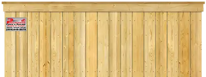 Cap and Trim - Wood Fence Option