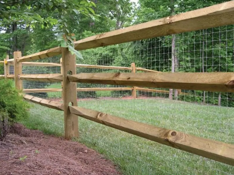 Wood Dog Fencing in South Jersey Shore
