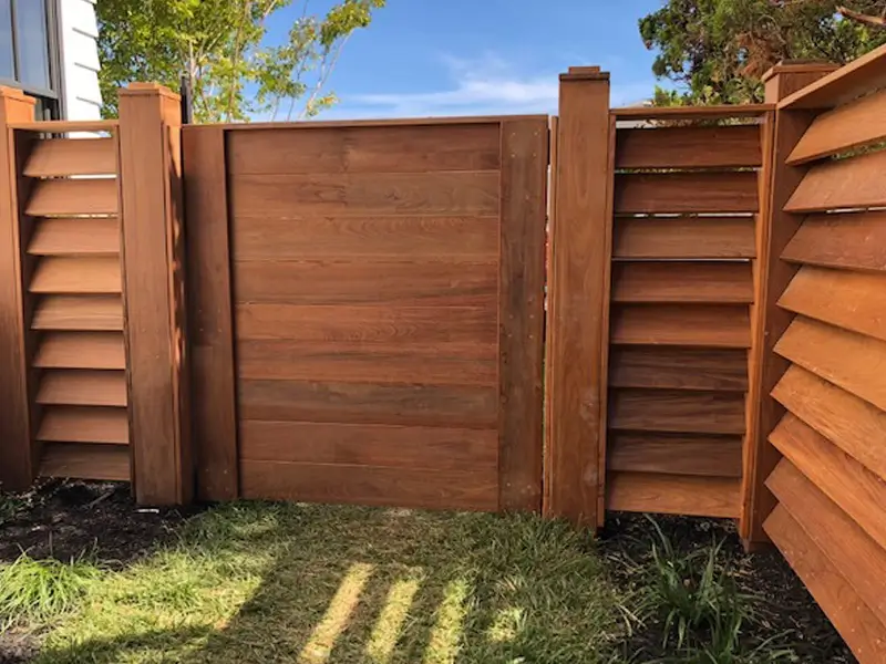 Custom Wood Gates in Surf City