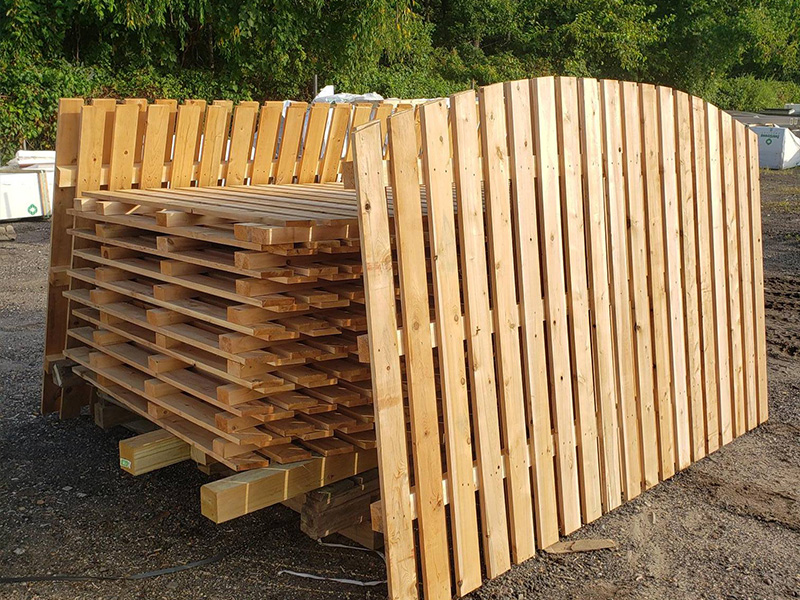 Barnegat NJ Shadowbox style wood fence
